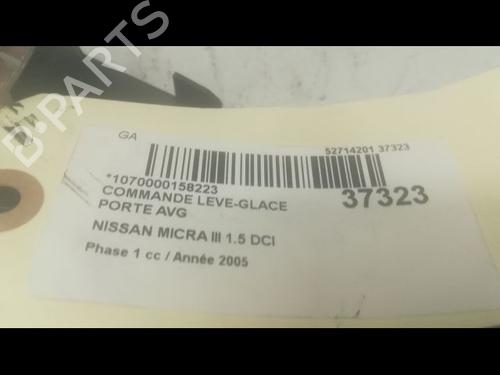 Used Left front window switch NISSAN MICRA III (K12) 1.5 dCi (65 hp) 9601156