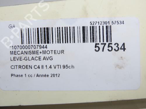 front-left-window-mechanism-citroen-c4-ii-nc_-2009-37499500 main image