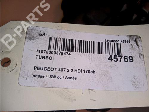 Turbocharger/Supercharger PEUGEOT 407 SW (6E_, 6D_) 2.2 HDi 170 | BP11098810M71 
