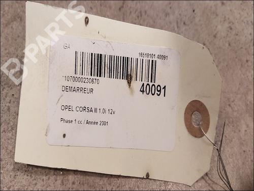 Starter OPEL CORSA C (X01) 1.0 (F08, F68) | BP9611051M8 