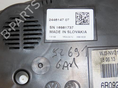 Instrument cluster VW POLO V (6R1, 6C1) 1.6 TDI | BP28830484C47 
