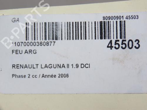 Left taillight RENAULT LAGUNA II Grandtour (KG0/1_) 1.9 dCi | BP26383763C34 