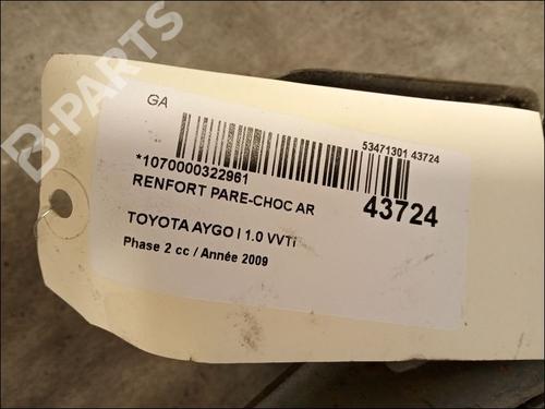 Rear bumper reinforcement TOYOTA AYGO (_B1_) 1.0 (KGB10_, KGB10R) | BP9618606C73 
