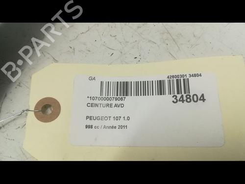 Used Front right belt tensioner PEUGEOT 107 (PM_, PN_) 1.0 (68 hp) 9596228