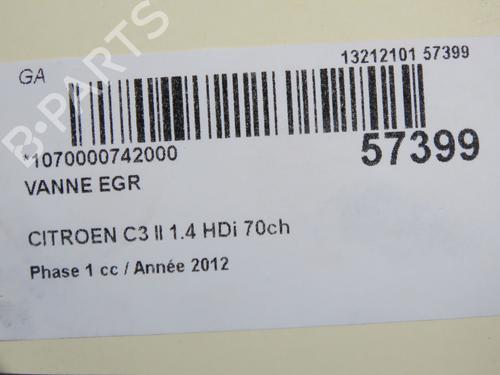 Egr CITROËN C3 II (SC_) 1.4 HDi 70 (SC8HZC, SC8HR0, SC8HP4) | BP33860589M69  - Image 7