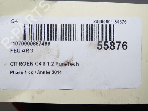 Used Left taillight Left taillight CITROËN C4 II (NC_) 1.2 THP 130 (NCHNYM, NCHNYT) (130 hp) 31936031 31936031