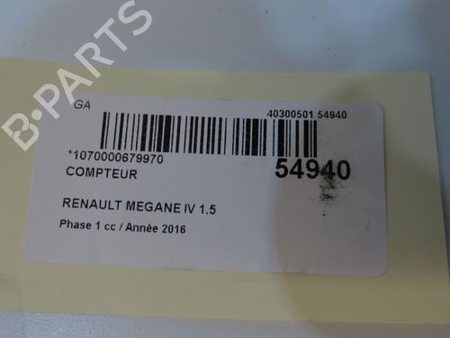 Instrument cluster RENAULT MEGANE IV Hatchback (B9A/M/N_) 1.5 dCi 110 (B9A3) | BP33728073C47  - Image 5