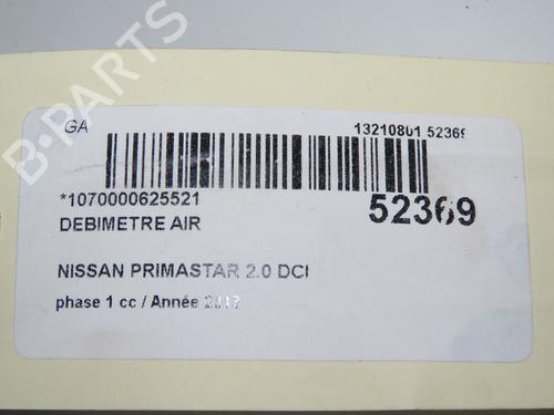 Mass air flow sensor NISSAN PRIMASTAR Van (X83) 2.0 dCi 115 | BP31274285M95 - Image 2