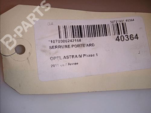 Rear right lock OPEL ASTRA J (P10) 1.7 CDTI (68) | BP12095032C99 