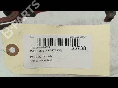 Front right exterior door handle PEUGEOT 307 (3A/C) 2.0 HDi 110 | BP9596097C129 
