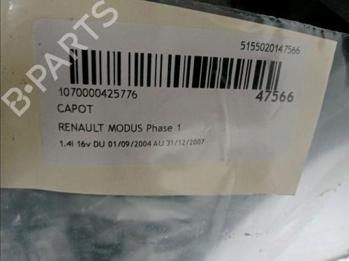 Used Hood RENAULT MODUS / GRAND MODUS (F/JP0_) 1.4 (JP01, JP0J) (98 hp) 17527794