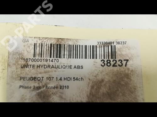 ABS pump PEUGEOT 107 (PM_, PN_) 1.4 HDi | BP9603343M43 