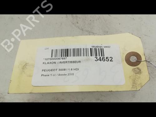 Horn PEUGEOT 3008 I MPV (0U_) 1.6 HDi | BP14874744E13 