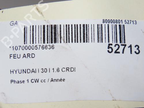 Used Right taillight HYUNDAI i30 Estate (FD) 1.6 CRDi (116 hp) 28969554