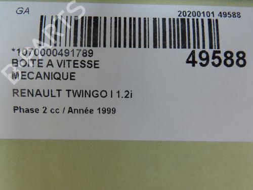 Gearbox RENAULT TWINGO I (C06_) 1.2 (C066, C068) | BP28829393M3
