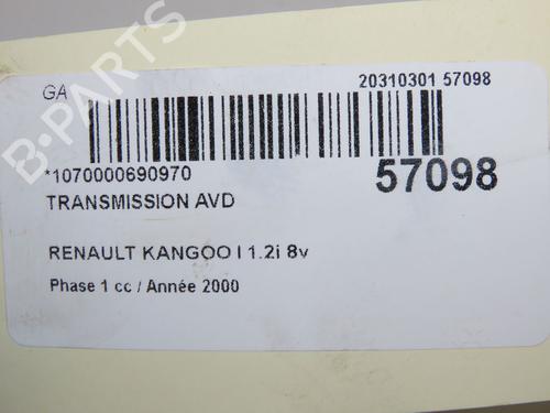 Right front driveshaft RENAULT KANGOO (KC0/1_) 1.2 (KC0A, KC0K, KC0F, KC01) | BP36850214M39  - Image 5