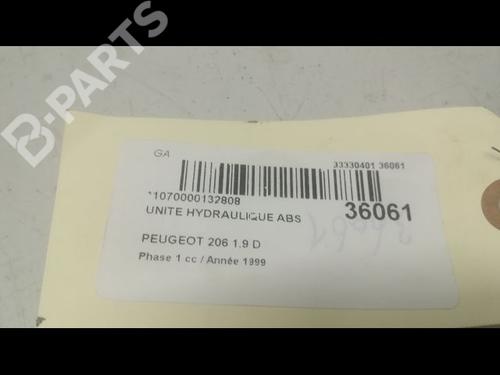 ABS pump PEUGEOT 206 Hatchback (2A/C) 1.9 D | BP9599230M43 