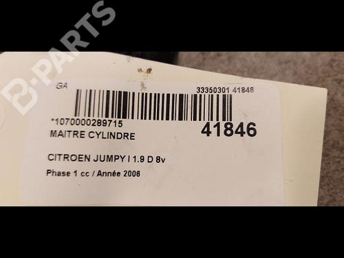 Brake master cylinder PEUGEOT EXPERT Van (222) 1.9 D 70 | BP9615461M77 