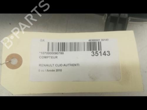 Used Instrument cluster RENAULT CLIO II (BB_, CB_) 1.2 LPG (58 hp) 9596819