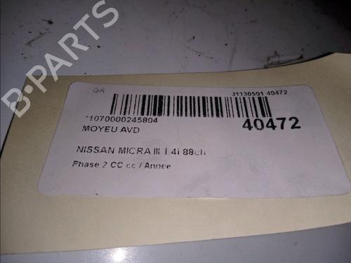 Left front steering knuckle NISSAN MICRA C+C III (K12) 1.4 16V | BP14875570M25 