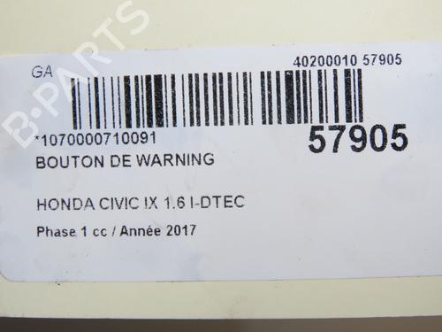 Warning switch HONDA CIVIC IX (FK) 1.6 i-DTEC (FK3) | BP36958494I22 - Image 5