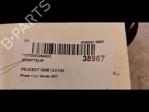 Used Instrument cluster PEUGEOT 3008 I MPV (0U_) 2.0 HDi 150 / BlueHDi 150 (150 hp) 9612000