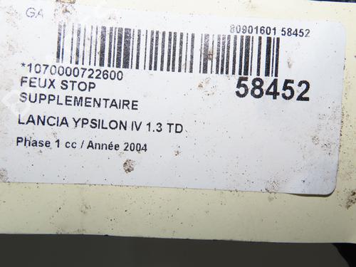 Third brake light LANCIA YPSILON (843_) 1.3 JTD (843.AXD11, 843.AXD1A) | BP38256298L11 - Image 5