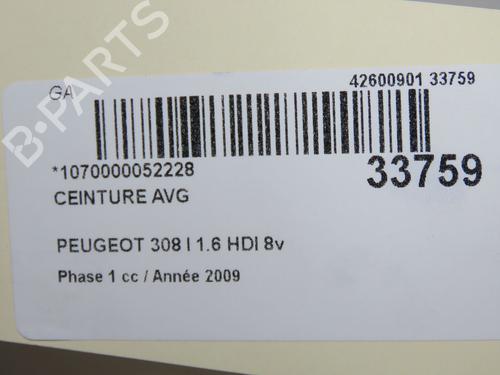 Used Front left belt tensioner Front left belt tensioner PEUGEOT 308 I (4A_, 4C_) 1.6 HDi (90 hp) 33948391 33948391