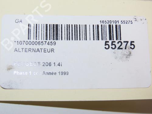Generator PEUGEOT 206 Hatchback (2A/C) 1.4 i | BP29150945M7 
