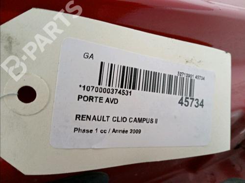 Right front door RENAULT CLIO II (BB_, CB_) 1.5 dCi (B/CB3M) | BP11102481C3 