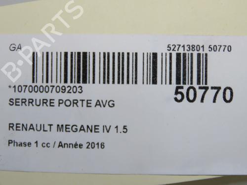 Front left lock RENAULT MEGANE IV Hatchback (B9A/M/N_) 1.5 dCi 110 (B9A3) | BP36173447C98  - Image 7