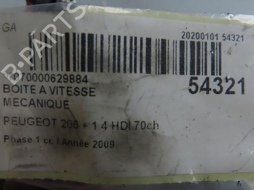 Used Gearbox Gearbox PEUGEOT 206+ (2L_, 2M_) 1.4 HDi eco 70 (68 hp) 28967315 28967315