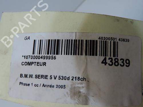 Used Instrument cluster Instrument cluster BMW 5 (E60) 530 d (218 hp) 16555730 16555730