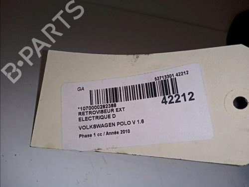 Right mirror VW POLO V (6R1, 6C1) 1.6 TDI | BP10145190C27 