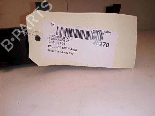 Climate control PEUGEOT 1007 (KM_) 1.4 HDi | BP11976464I5