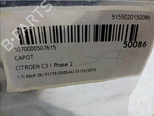 Capot CITROËN C3 I (FC_, FN_) 1.1 i (60 hp) 17868420