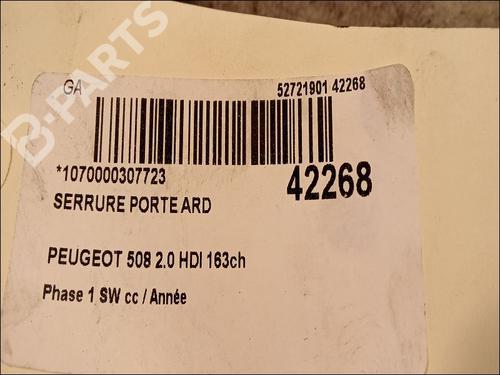 Rear right lock PEUGEOT 508 SW I (8E_) 2.0 HDi | BP9617169C99 
