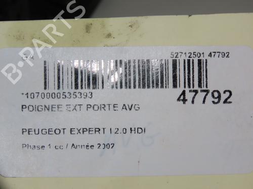 Front left exterior door handle PEUGEOT EXPERT (224_) 2.0 HDi | BP18148759C128 