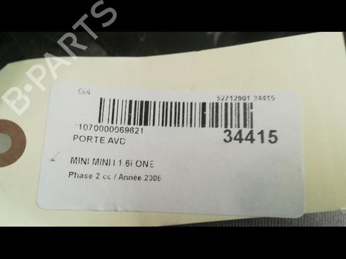Right front door MINI MINI (R50, R53) Cooper | BP23175962C3