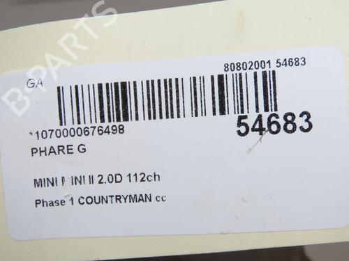 Left headlight MINI MINI CLUBMAN (R55) Cooper D | BP36396264C28 - Image 6