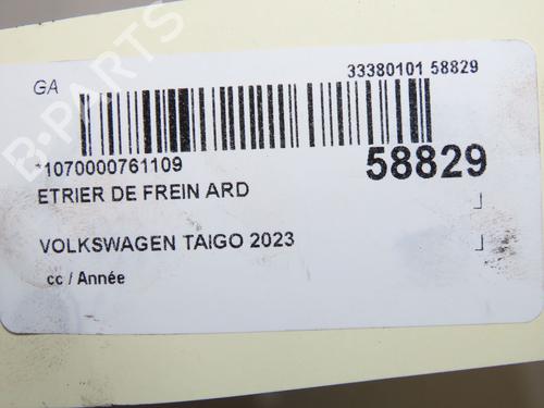 Right rear brake caliper VW TAIGO (CS1) 1.5 TSI | BP36444375M106 - Image 4