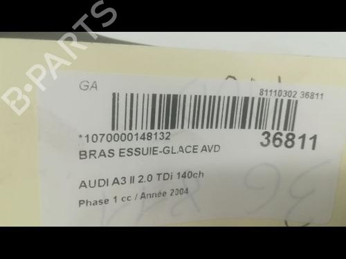 Front windshield wiper arm AUDI A3 (8P1) 2.0 TDI 16V | BP14881126C143 