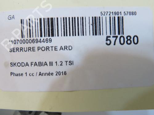 Højre bagtil lås Højre bagtil lås 38429161 38429161