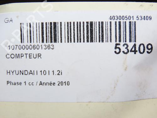 Instrument cluster HYUNDAI i10 I (PA) 1.2 | BP28968003C47 