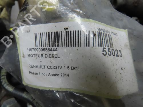 Motor RENAULT CLIO IV Grandtour (KH_) 1.5 dCi 90 (KHN3, KHN4) (90 hp) 30867311