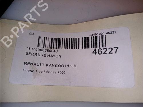 Tailgate lock RENAULT KANGOO (KC0/1_) D 65 1.9 (KC0E, KC02, KC0J, KC0N) | BP34201719C101 - Image 3