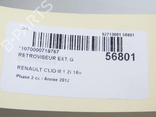 left-mirror-renault-clio-iii-br01-cr01-2005-2006-2007-2008-2009-2010-2011-2012-2013-2014-32332376 main image