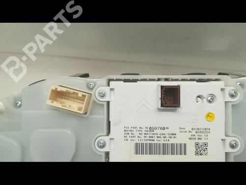 Instrument cluster PEUGEOT 208 I (CA_, CC_) 1.6 HDi | BP9597793C47 
