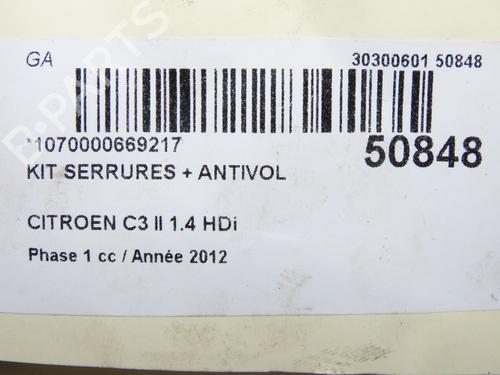 Module électronique CITROËN C3 II (SC_) 1.4 HDi 70 (SC8HZC, SC8HR0, SC8HP4) (68 hp) 33008048