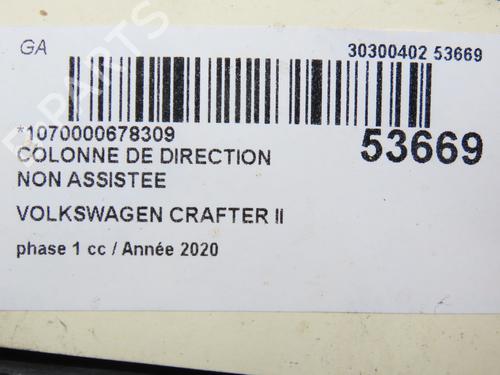 Used Steering column Steering column VW CRAFTER Van (SY_, SX_) 2.0 TDI FWD (SYB, SYC, SYD) (177 hp) 31120237 31120237